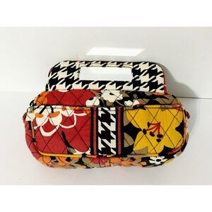 Vera Bradley Travel/Cosmetics, Small Purse/Pouch with a Magnetic Mirror